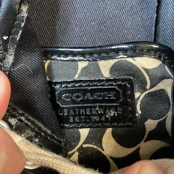 Coach Black And White Sneakers Women Size 8.5 - Picture 8 of 9